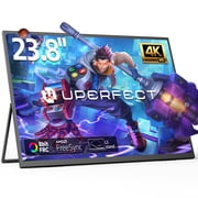 UPERFECT UMax 23 - 23.8" Portable Monitor, 4K UHD (3840*2160) 100%sRGB IPS Speakers USB-C HDMI Work Home Second Monitor W/180°Adjustable Stand for Laptop, PC, P