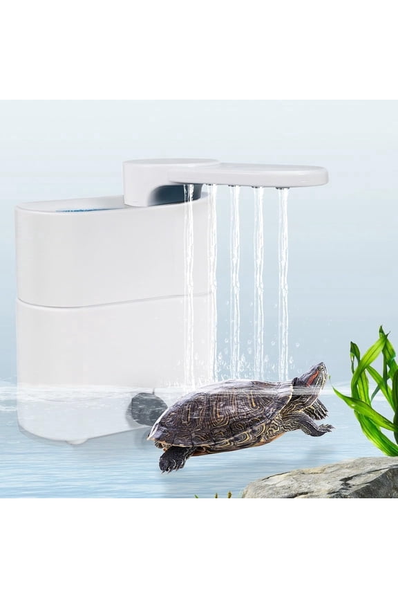 Turtle Filter - Internal Filter for Small Fish, Turtle, Shrimp & Amphibian Tanks
