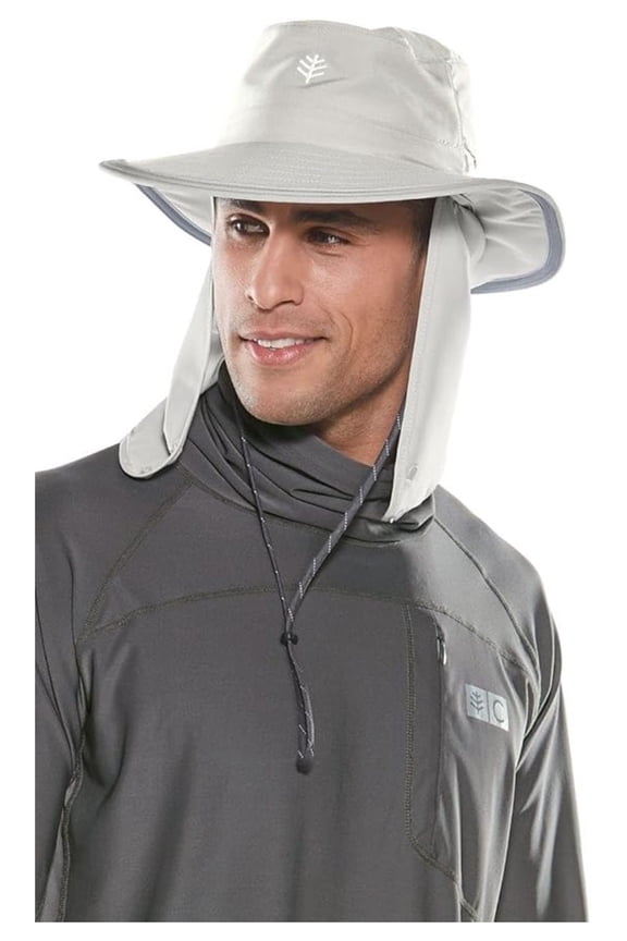 UPF 50+ Boating Hat Unisex - Sun Protection Convertible Fishing Hat Wide Brim - Lightweight Breathable Outdoor Hat for Men & Women