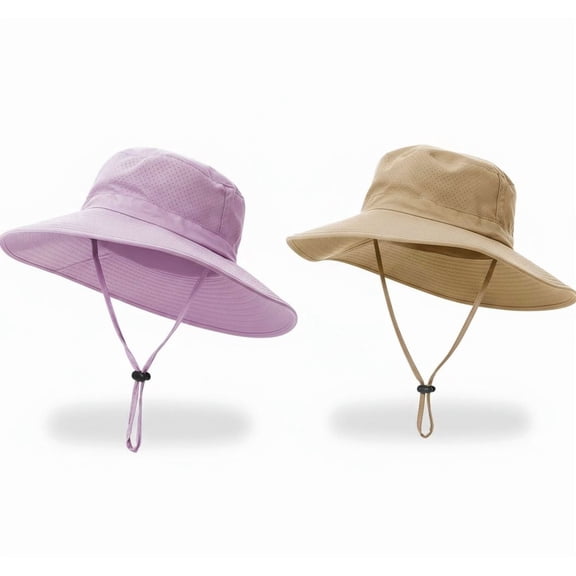 UPF 50 Boonie Hat for Men & Women - Cooling Wide Brim Sun Hat with UV Protection for Safari, Hiking, Beach, Fishing