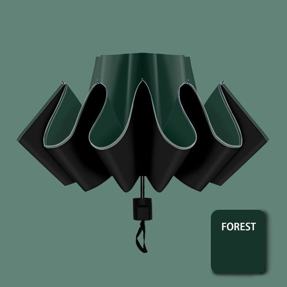 UPF 50+ Compact Travel Umbrella, Portable Sunshade Manual Open Small Lightweight UV Protection Windproof Folding Umbrella with Case