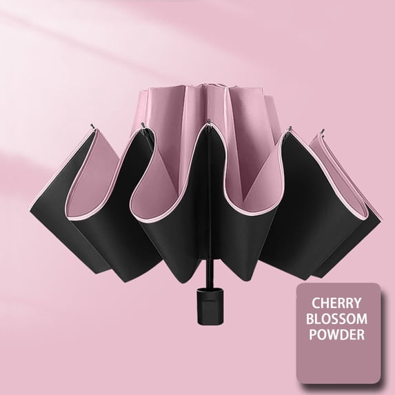 UPF 50+ Compact Travel Umbrella, Portable UV Protection Sunshade for Purse, Lightweight Windproof Manual Folding Umbrella for Outdoor