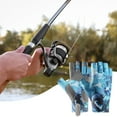 thumbnail image 1 of UPF 50+ Fingerless Sun Gloves For Fishing, Kayaking, Hiking, and Driving (Men/Women), 1 of 8