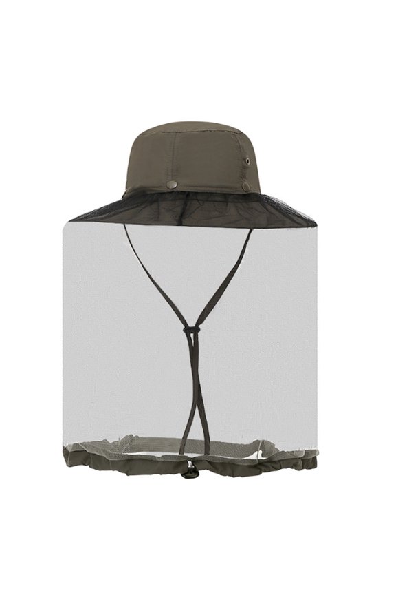 UPF 50+ Mosquito Net Hat with Hidden Netting for Hiking