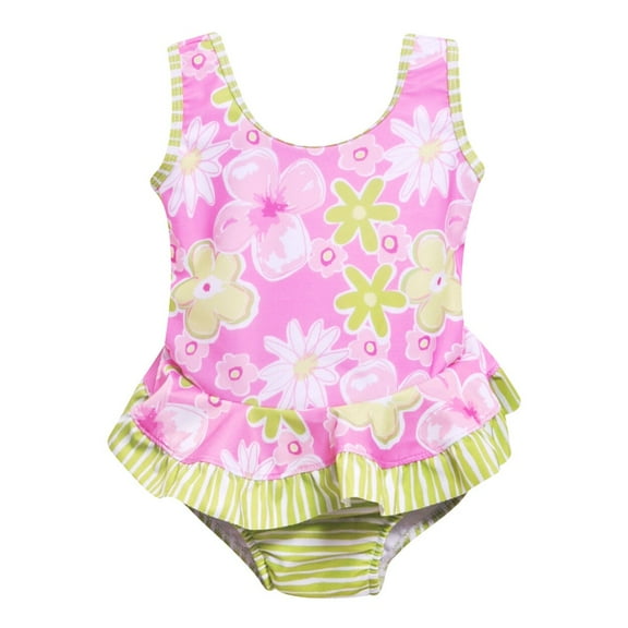 UPF 50+ Stella Infant Ruffle Swimsuit (Recycled)