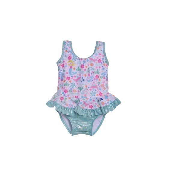 UPF 50+ Stella Infant Ruffle Swimsuit (Recycled)