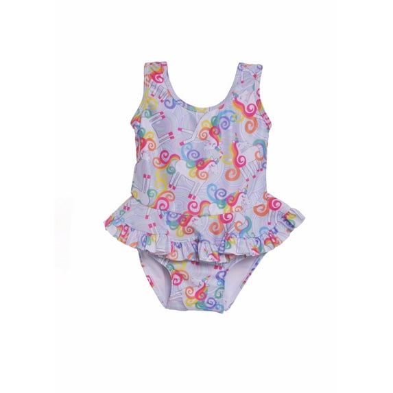 UPF 50+ Stella Infant Ruffle Swimsuit (Recycled)