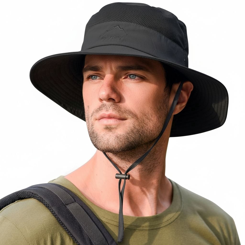 ZROVA, Sun Hat, UPF 50+ Wide Brim, Breathable Wide Brim Fishing Hat ...