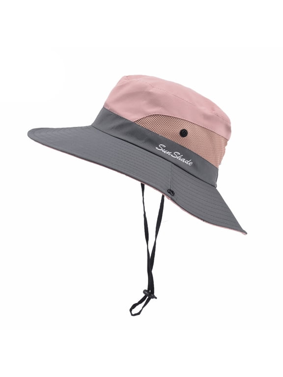 UPF 50 Sun Hats for Women Wide Brim Safari Sunhat