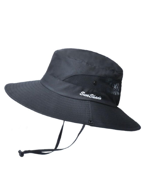 UPF 50 Sun Hats for Women Wide Brim Safari Sunhat