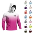 thumbnail image 1 of UPF 50+ Sun Hoodie Mens Long Sleeve Lightweight Tops with Mask for Swimming Running Hiking, 1 of 5