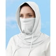 thumbnail image 1 of UPF 50+ Sun Protection Hooded Neck Gaiter, Breathable Cooling Face Cover with Drawstring, Lightweight UV Protection Balaclava for Outdoor Activities, Hiking, Cycling, Running, Fishing, 1 of 6