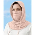 thumbnail image 1 of UPF 50+ Sun Protection Hooded Neck Gaiter, Breathable Cooling Face Cover with Drawstring, Lightweight UV Protection Balaclava for Outdoor Activities, Hiking, Cycling, Running, Fishing, 1 of 6