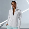 thumbnail image 1 of UPF 50+ Sun Protection Hoodie for Women Summer Breathable Full Zip Lightweight Outdoor Jackets with Pockets, 1 of 7
