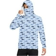 thumbnail image 1 of UPF 50+ Sun Protection Shirt For Men’s Summer Lightweight Hoodies With Mask Long Sleeve Fishing Hiking Pullover, 1 of 6