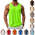 thumbnail image 1 of UPF 50+ Tank Top Men Gym Workout Sleeveless Muscle Shirts Summer Sun Protection Moisture Wicking Shirts Green M, 1 of 9