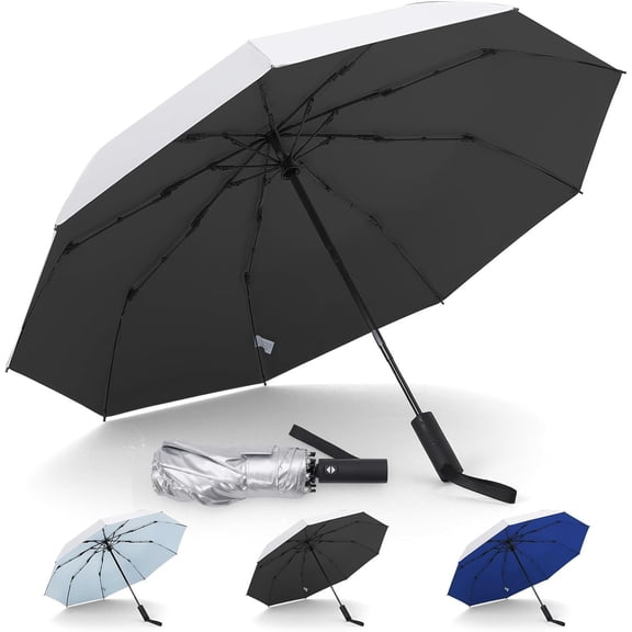UPF 50+ Travel Compact UV Umbrellas For Sun Protection Automatic Open Close Sun Umbrella UV Protection for Walking