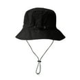 thumbnail image 1 of UPF 50+ Waterproof Bucket Sun Hat with Wide Brim for Men Women Fishing Hiking and Beach, Black, 1 Pack, 1 of 3