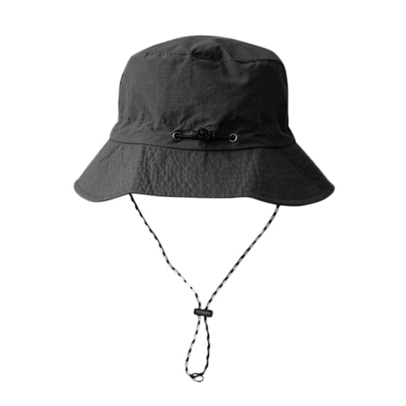 UPF 50+ Waterproof Bucket Sun Hat with Wide Brim for Men Women Fishing Hiking and Beach, Grey, 1 Pack