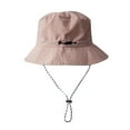thumbnail image 1 of UPF 50+ Waterproof Bucket Sun Hat with Wide Brim for Men Women Fishing Hiking and Beach, Pink, 1 Pack, 1 of 3