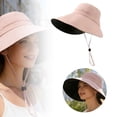 thumbnail image 1 of UPF 50+ Wide Brim Sun Hat for Women, Packable UV Protection Bucket Hat with Adjustable Chin Strap, Breathable Outdoor Hat for Hiking, Beach, Gardening, Travel & Summer Activities, 1 of 6