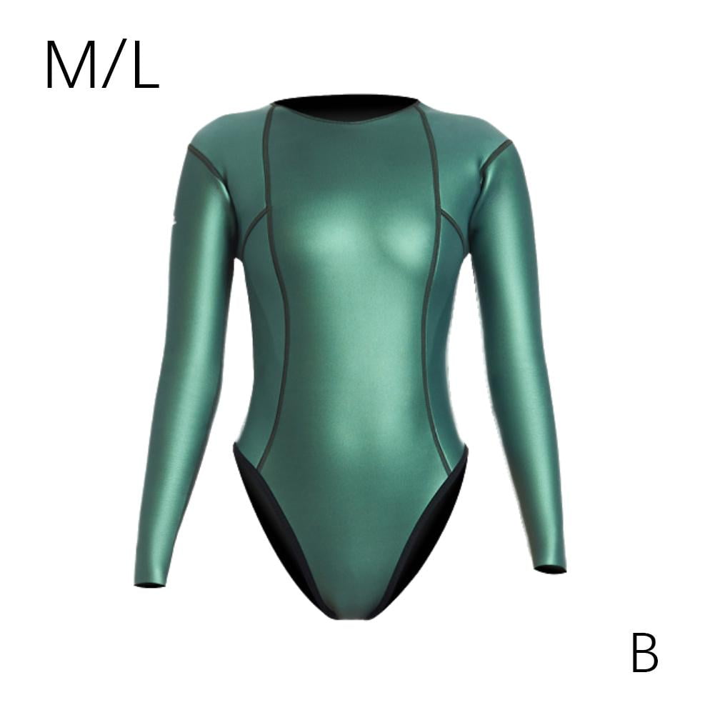 UPF 50+ Women's Long Sleeve Wetsuit For High Cut Diving Dive Skin