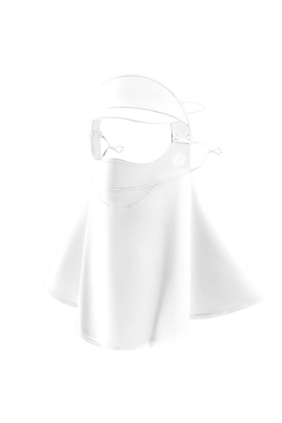 UPF 50 Womens Sun Protection Golf Sports UV Protection Face Shield Cover Outdoor Cycling Face Balaclava Reusable - Teal
