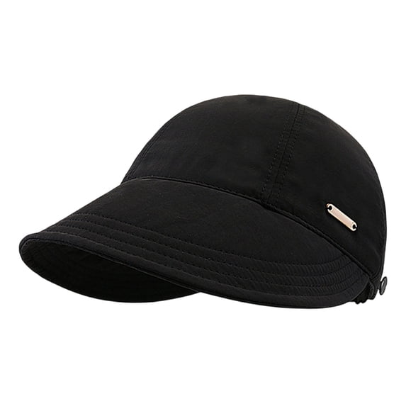 UPF Womens Sun Hat UV Protection Hiking Fishing Hats Wide Brim Hat Adjustable Ponytail Packable Sun Cap