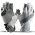 thumbnail image 1 of UPF50+ Fingerless Fishing Gloves UV Sun Protection Gloves Fly Fishing Half Finger Gloves for Men Women, 1 of 9
