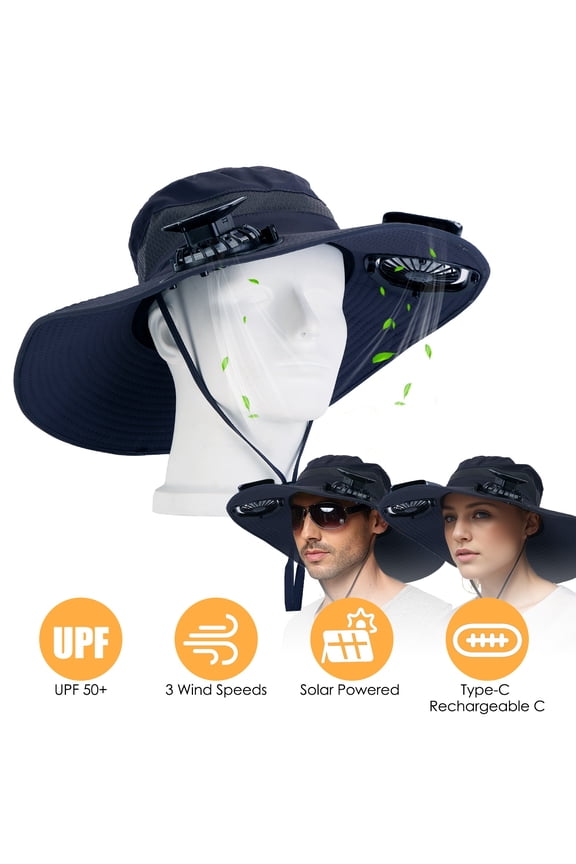 UPF50+ Outdoor Wide Brim Sun Hat, Breathable Waterproof Nylon Mesh Outdoor Hat