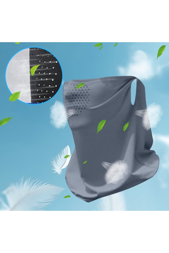 UPF50+ Sun Protection Face Mask Neck Gaiter - Breathable Cooling UV Shield for Outdoor Activities Like Cycling, Hiking & Fishing - Moisture Wicking, Quick Dry, Multi-Functional Sun Guard Scarf