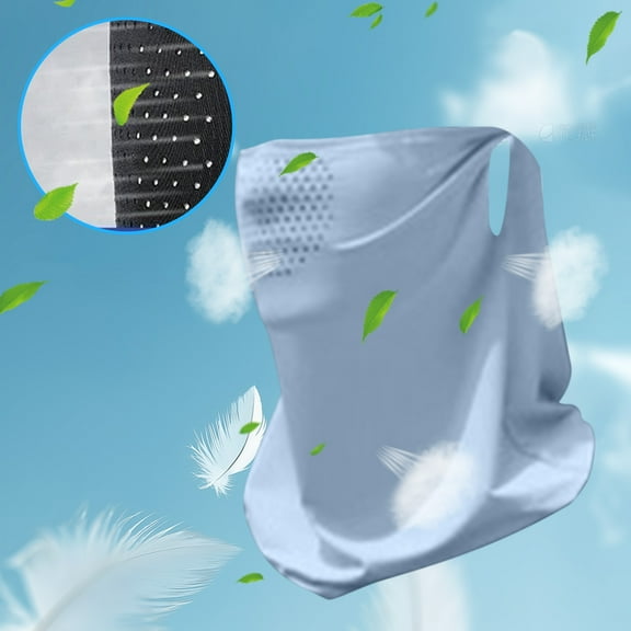 UPF50+ Sun Protection Face Mask Neck Gaiter - Breathable Cooling UV Shield for Outdoor Activities Like Cycling, Hiking & Fishing - Moisture Wicking, Quick Dry, Multi-Functional Sun Guard Scarf
