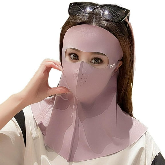 UPF50 Sun Protection Mask Full Face Sunshade Face Cycling Hot Mask