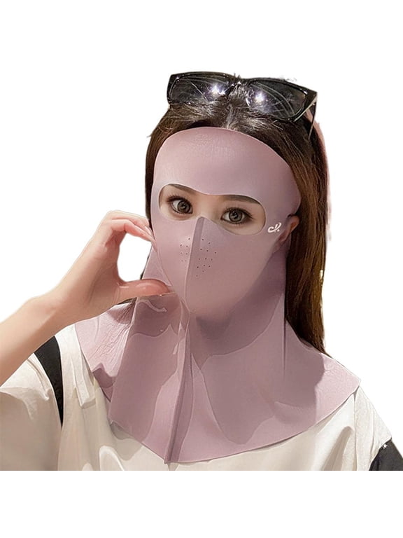 UPF50 Sun Protection Mask Full Face Sunshade Face Cycling Hot Mask