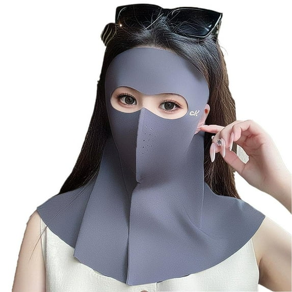 UPF50 Sun Protection Mask Full Face Sunshade Face Mask Cycling Hot