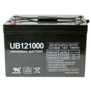 UPG AGM 12 Volt Automotive Battery, Group Size 27, Top Post