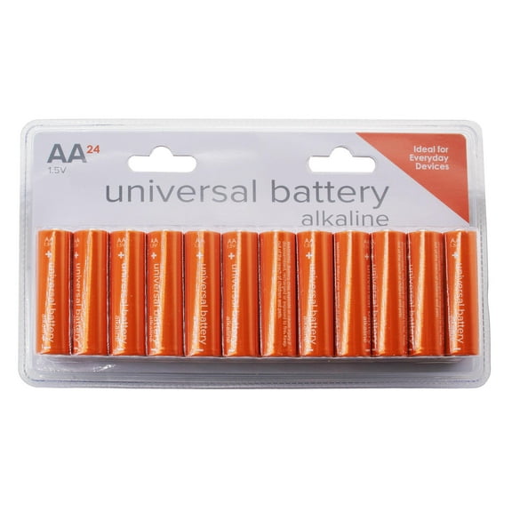 AA Alkaline Batteries 24-Pack - High Performance, Long Lasting & Reliable Power by Universal Power Group