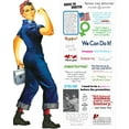 thumbnail image 1 of UPG Rosie the Riveter Card and Sticker, 1 of 3