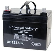 UNIVERSAL POWER GROUP UPG UB12350 12V 35Ah L U1 AGM Battery for Mobility Wheelchairs Power Chair Scooters Pride Jazzy Select APC UPS Lawn Mower Garden Tractor Trolling Motor Rhino UTV