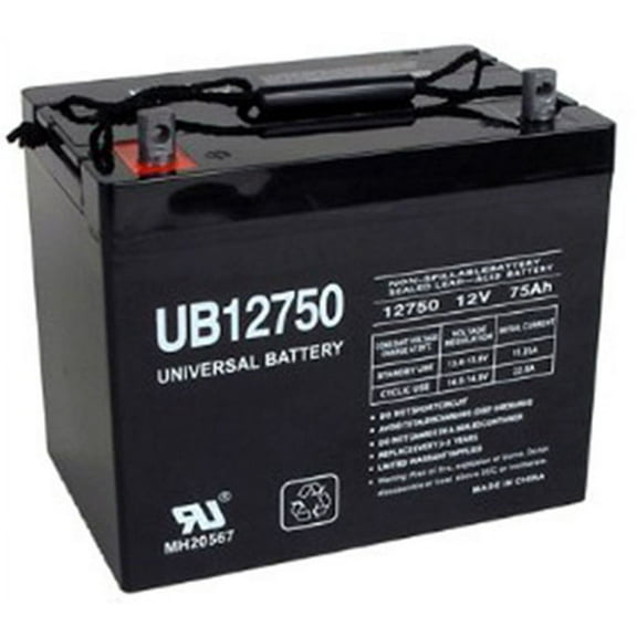 UPG UB12750 12 Volt Automotive Battery, Group Size 75, 850 CCA