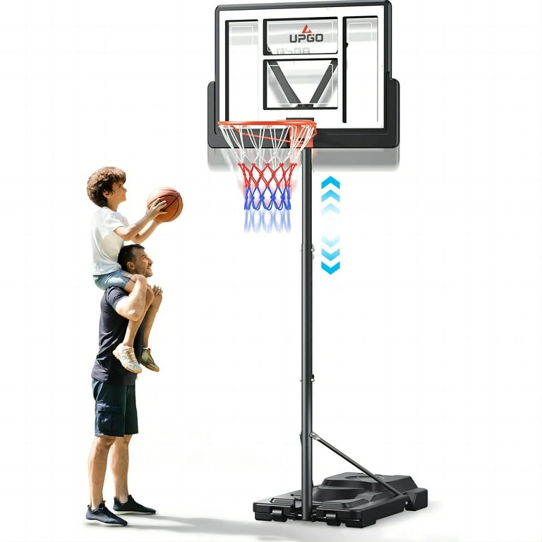 Indoor Basketball Hoop COSTWAY 10ft Basketball Backboard Hoop Net - Main Image