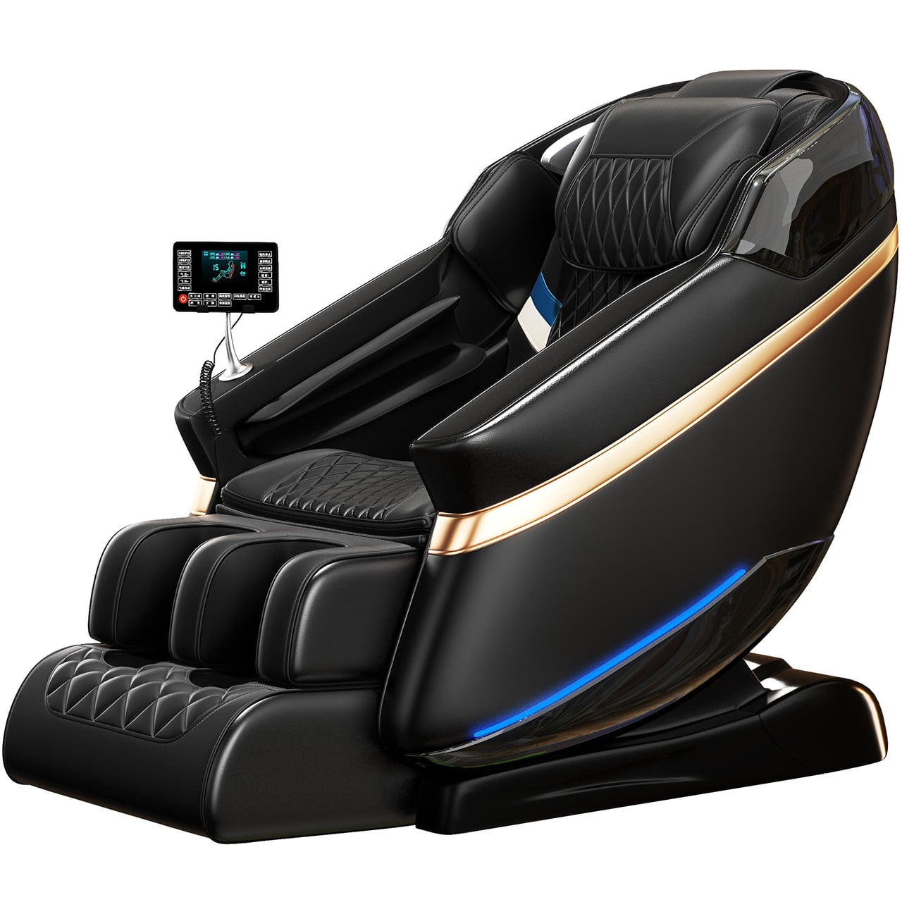 Shiatsu Massage Cushion with Heat Massage Chair Pad Back Massager Glod