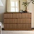 thumbnail image 1 of UPGO 7-Drawer Dresser 47"W Double Dresser With Waveform Fluted Panel, 1 of 11