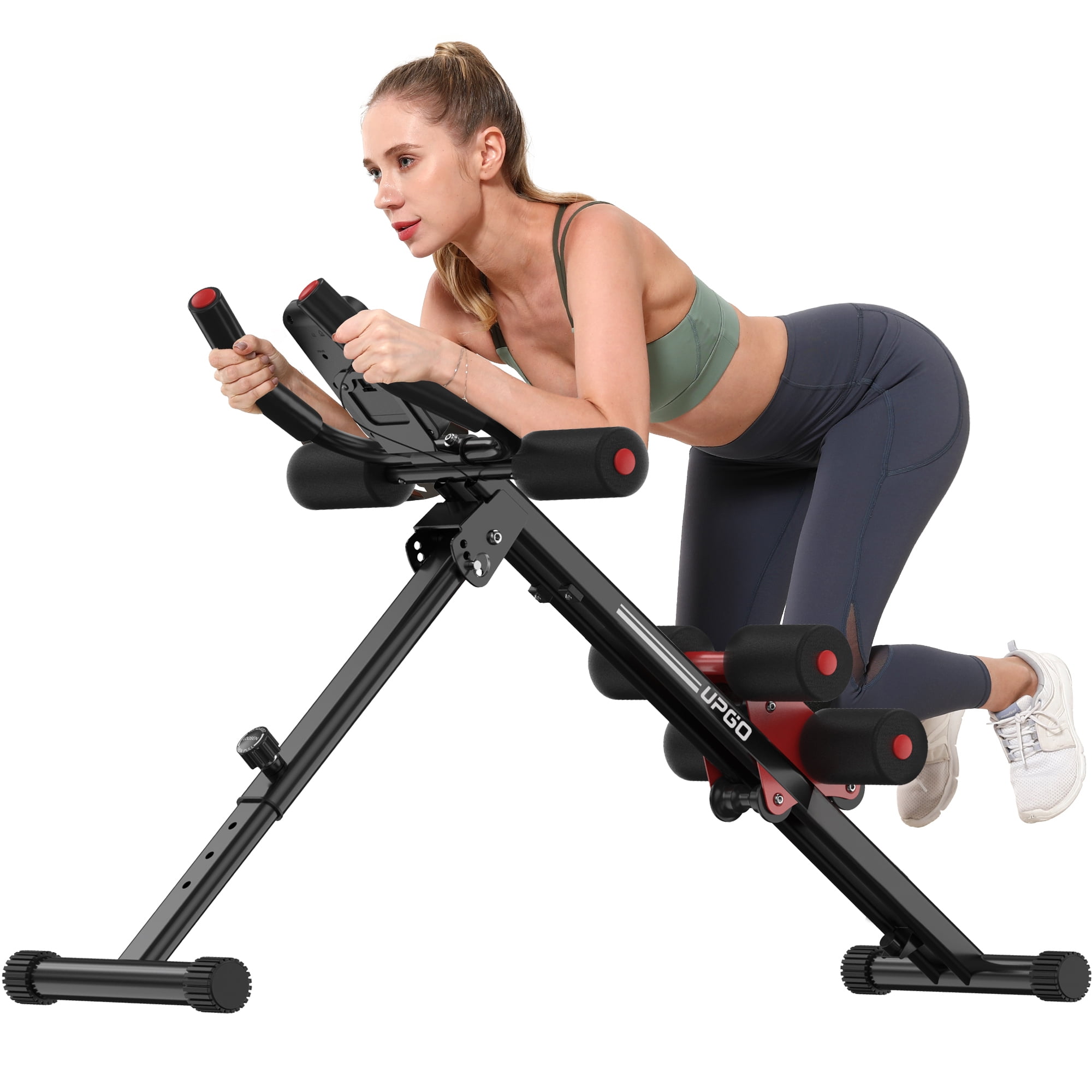 UPGO Ab Workout Equipment, Adjustable Ab Machine Full Body Workout for Home  Gym, Strength Training Exercise Equipment for Body Shaping Foldable Waist