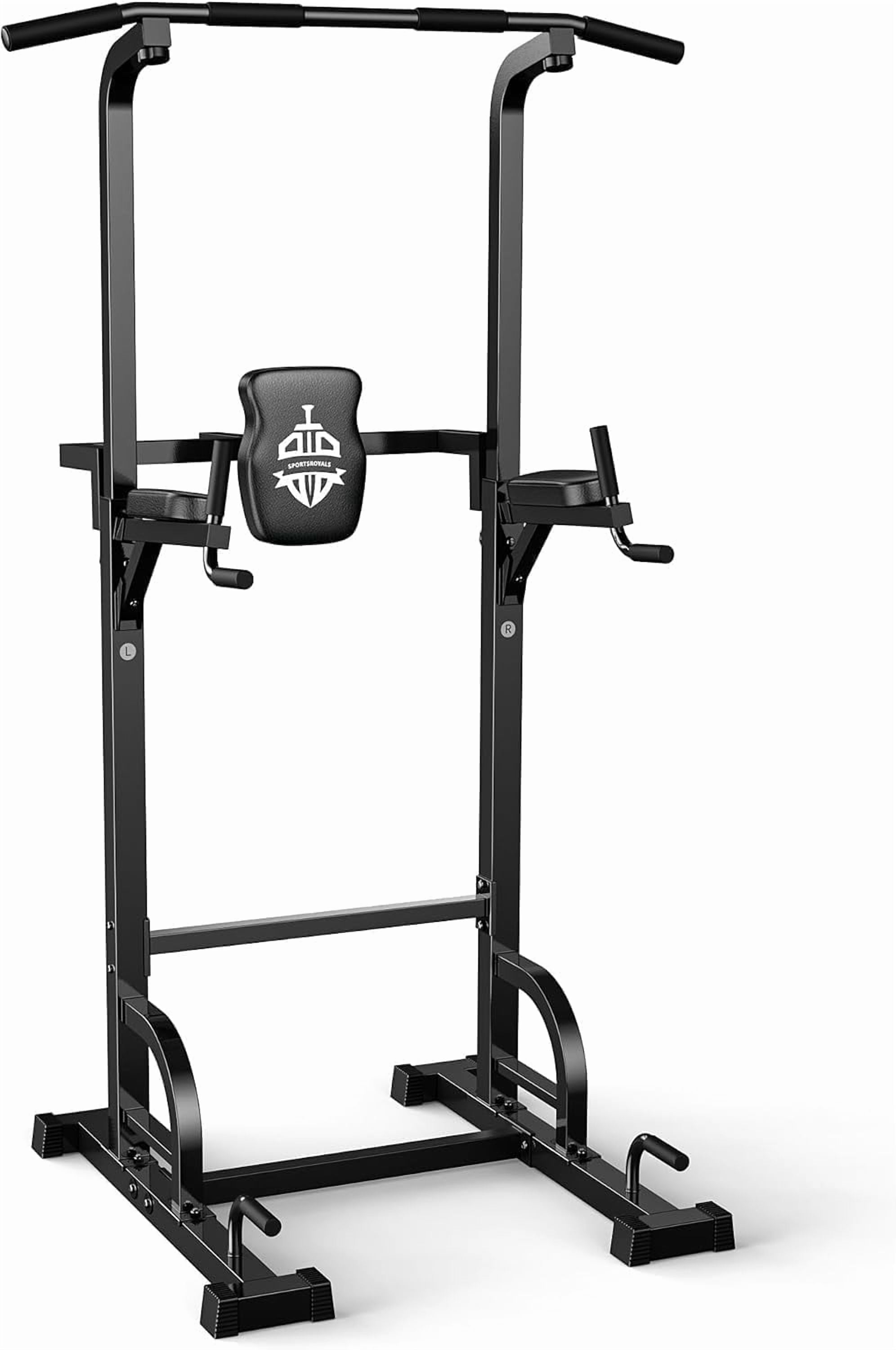 Power Tower Pull Up & Dip Station - 400 LBS Capacity, 11 Height Adjustments, Free Standing Home Gym Equipment Dip Bar - View #9