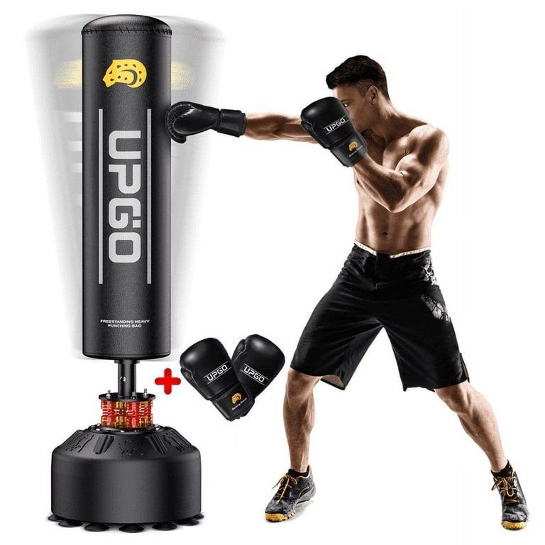 UPGO Freestanding Punching Bag Heavy Boxing Bag with Suction Cup Base for  Adult Youth Kids, Best Gift