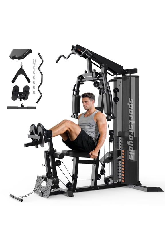 Home Gym Station Multifunctional Full Body Workout Equipment for Home Exercise Fitness