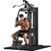 UPGO Home Gym, All-in-One Fitness Equipment, 154LBS Weight Stack, Full Body Workout Station with Pulley System