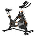 thumbnail image 1 of UPGO Indoor Cycling Stationary Exercise Bike for Home with 330LBS Capacity and Comfortable Seat Cushion, Silent Belt Drive, iPad Holder,, 1 of 9