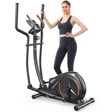 YOSUDA Magnetic Elliptical Machine - Elliptical Exercise Machine for Home Use with Hyper-Quiet Drive System, Upgraded 14IN Stride,16 Resistance Levels, LCD Monitor & iPad Mount